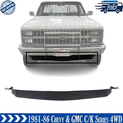 Deflector de aire de cenefa inferior delantero cebado para Chevy 1981-86 y GMC serie C/K 4x4 Foto 1 de 4