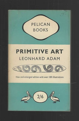 Leonhard Adam vintage 1949 pb book Primitive Art illus Australian Anthropologist Foto 1 de 4