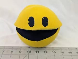Toy Factory Namco Pac Man Yellow Plush 5 Inch 2010 Pacman Stuffed Animal Toy - Picture 1 of 11