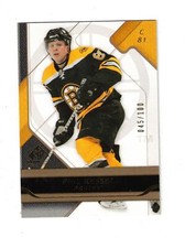 2008-09 SP GAME USED PHIL KESSEL #11 GOLD 045/100 BOSTON BRUINS