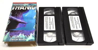 Search For The Titanic/Return To The Titanic VHS 1997 2-Tape - Image 1 of 4