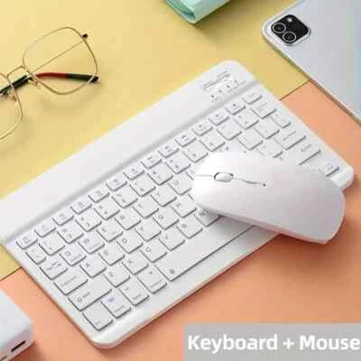 Ultra-Slim Wireless Keyboard And Mouse Set, Portable BT Keyboard and Mouse Combo - Image 1 of 2