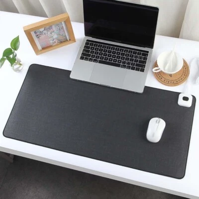 Winter Hand Warmer Computer Desk Heated Pad Large Mouse Pad Heating Mat 26x52cm - Image 1 of 4