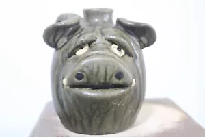 dal burtchaell pig face jug, pottery, folk art ( 8'' t x 5'' w) - Picture 1 of 11