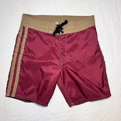 Birdwell 311 Custom Board Shorts Garnet & Gold Size 29 USA-Made - Image 1 of 4