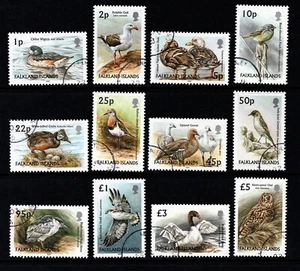 FALKLAND ISLANDS 2003 BIRDS SET OF 12 FINE USED CTO - Picture 1 of 1