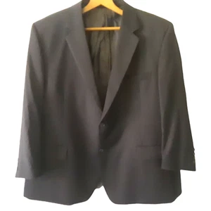Pronto Uomo Sports Coat Dress Jacket Mens 50R Dark Gray Wool Dual Vent Indonesia - Picture 1 of 9