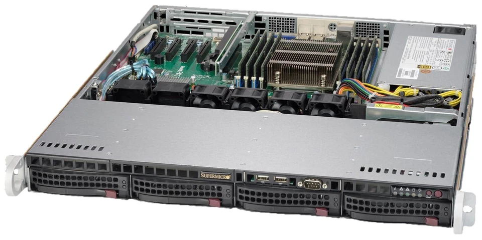 Supermicro SYS-5018D-MTRF 1U Short-Depth Barebones Server, NEW IN STOCK 5 Yr Wty - Image 1 of 1