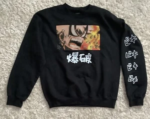 My Hero Academia Herren Sweatshirt Figur schwarz Gr. Medium M (S20) - Bild 1 von 3