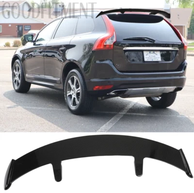 For Volvo XC60 2010-17 52'' Rear Trunk SUV Roof Window Spoiler Wing Carbon Fiber - Image 1 of 4