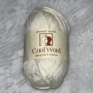 Elsebeth Lavold Cool Wool Designer's Choice Yarn Winter S Night 14 Ivory 1.75 oz - Picture 1 of 9