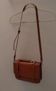 Vintage Ecosusi Small Firm Vegan Leather Crossbody Satchel Handbag Purse - Picture 1 of 7