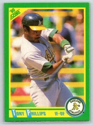 1990 Score #84 Tony Phillips - Image 1 of 2