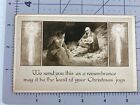 Vintage 1912 Postcard, Christmas Nativity Manger Scene, Gibson Art, 1 Cent Stamp