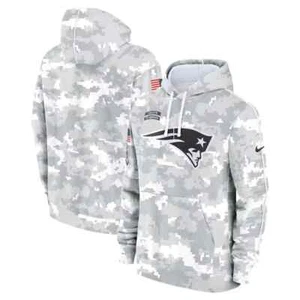 NEW ENGLAND PATRIOTS NIKE Arctic Camo 2024 Salute to Service Hoodie HERREN XL - Bild 1 von 9