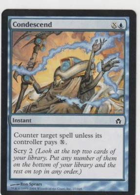 Magic The Gathering 4x CONDESCEND - Fifth Dawn MTG NM English Common Blue - Image 1 of 4