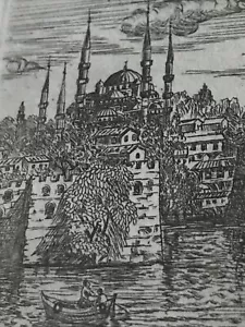 Turchia - Porto Mare - Fiume - Chiesa - Moschea - Incisione - Arte - Stampa - Foto 1 di 6