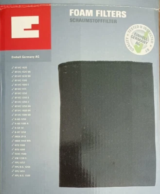 1x Schaum Motorfilter für Einhell RT-VC 1420 1500 1525 SA & andere - bitte lesen - Bild 1 von 4
