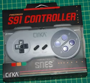 Cirka S91 Premium Controller for Nintendo SNES Brand New in Box - Picture 1 of 2