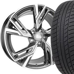 19 Zoll Winterräder MAM RS5 PFP Alufelgen 225/40 für Skoda Karoq Allrad Typ NU - Bild 1 von 5