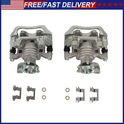 2pcs Brake Calipers For Chevrolet Cobalt HHR SS Malibu Pontiac G5 G6 Saturn Aura Foto 1 de 4