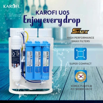 Osmose reversa Super Slim U05 Karofi 10 estágios - Imagem 1 de 4