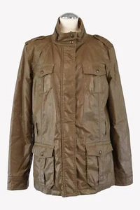 Tommy Hilfiger Damen Jacke Gr. 42 Braun Jacke Gewachst - Bild 1 von 5