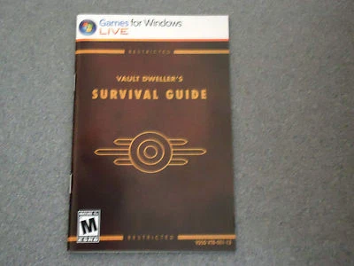 Fallout 3 Vault Dweller's Survival Guide Booklet         English Version  PC - Image 1 of 2
