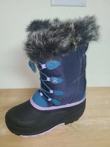 Botas de nieve Kamik para mujer talla 6 impermeables azul marino/púrpura P7706 - Imagen 1 de 4