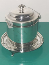 Atkin Brothers Sheffield Plate Silverplate 5424 Biscuit Barrel Tea Tobacco Caddy