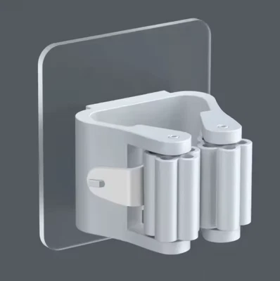 Ganchos Multiusos Adhesivo Colgante de Pared Fregona Estante Escoba Colgador Gancho Cocina Murciélago Foto 1 de 4