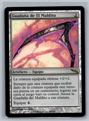 Magic MTG SPANISH Mirrodin Scythe of the Wretched #239/306 Foil MTG TCG CCG - Image 1 of 2