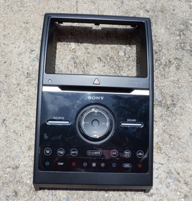 2014-2019 Ford Flex Sony Climate Control Screen Display Face Bezel Trim Panel - Image 1 of 4