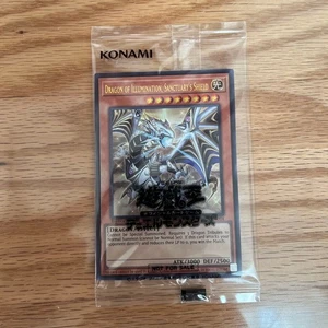 Yugioh Dragón de Iluminación Escudo del Santuario 2025-EN004 Japón Promoción Inglés - Imagen 1 de 10