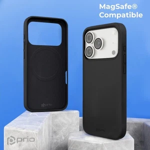 prio Liquid Silicone Case MAG für iPhone 17 Pro (6.3in) schwarz - Bild 1 von 1