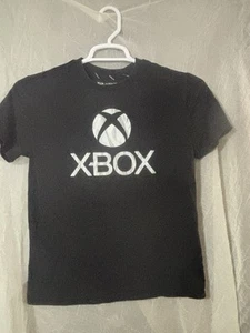 xbox t shirt Youth L 12/14 black with silver logo - Picture 1 of 2