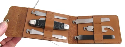 Advertising IMPERIAL PROV. R.I. USA Interchangeable Blades Pocket Knife and Case - Image 1 of 4
