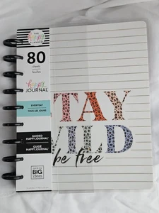 The Happy Planner Everyday Guided Journal 80 Sheets Stay Wild Be Free Classic - Picture 1 of 2