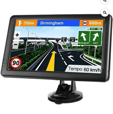 9" Inch Car & Truck GPS Navigation Navigator Sat Navi US Mexico Free Maps Update - Image 1 of 3