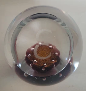 Caithness Glass Paperweight Colin Terris Peter Holmes Fire 1973 Elements Series - Picture 1 of 8