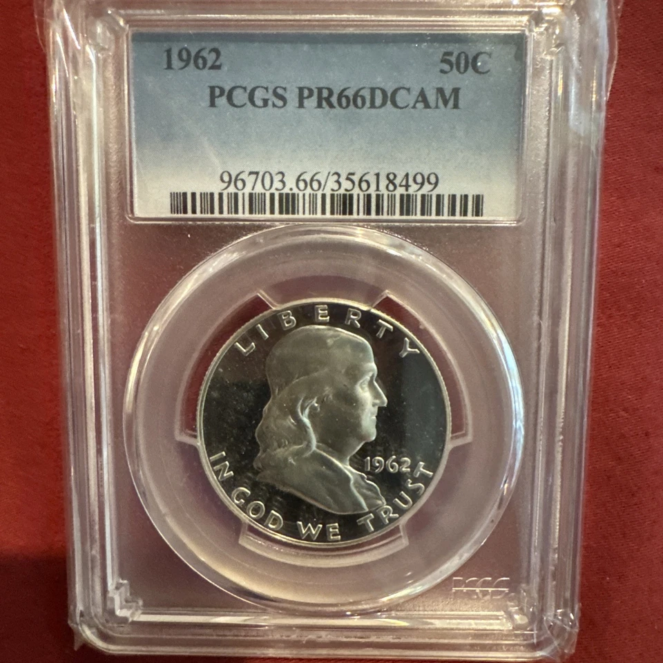 Franklin 1962 Pr66 Dcam - Image 1 of 2