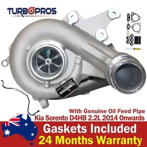 Upgrade Billet Turbo No Actuator+Oil Feed Pipe For Kia Sorento D4HB 2.2L 2014- - Bild 1 von 17