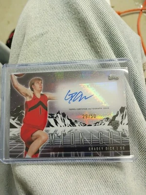 2024 Topps Midnight Horizon Signatures Gradey Dick Dusk RC /50 Raptors - image 1 of 4