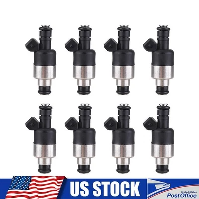 8Pcs Fuel Injectors For Pontiac Firebird Chevry Corvette 5.7L 1994-1997 17095004 - Image 1 of 4