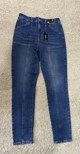Express Damen Flexx Hyper Stretch Skinny High Rise Jeans Neu mit Etikett Größe M Reg 6/8/10 - Bild 1 von 3