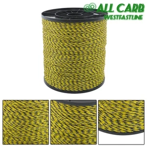 Premium Elektrozaun Poly Draht 3280 Fuß 1/8 Zoll Durchmesser passend für Hunde Elektrozaun - Bild 1 von 12