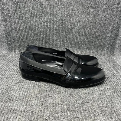 Mezlan Mirage Tuxedo Loafers Black Patent Leather Slip On Dress Shoes Mens 11.5 - Image 1 of 4