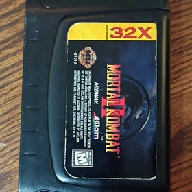 Mortal Kombat II Sega 32X Cartridge by Acclaim Fighting Game M Rated