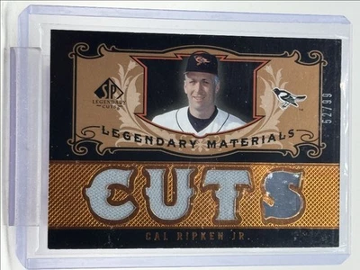 CAL RIPKEN JR. 2007 UD SP LEGENDARY CUTS PATCH GAME USED /99 Q5476 - Image 1 of 2