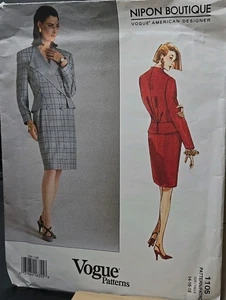 Vogue 1105 Sewing Pattern Size 14-16-18 Nipon Boutique Women Jacket Dress Uncut - Picture 1 of 8